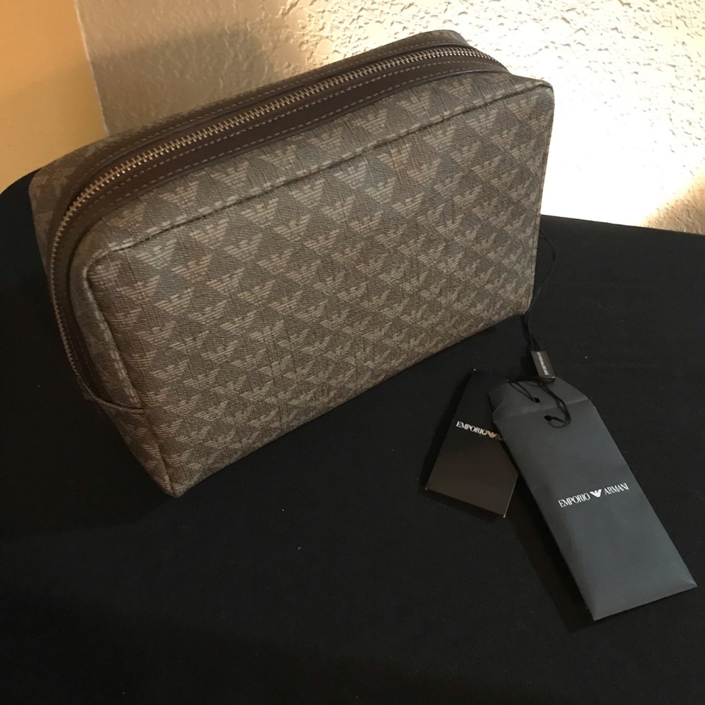 Emporio Armani toiletry case Made in Italy